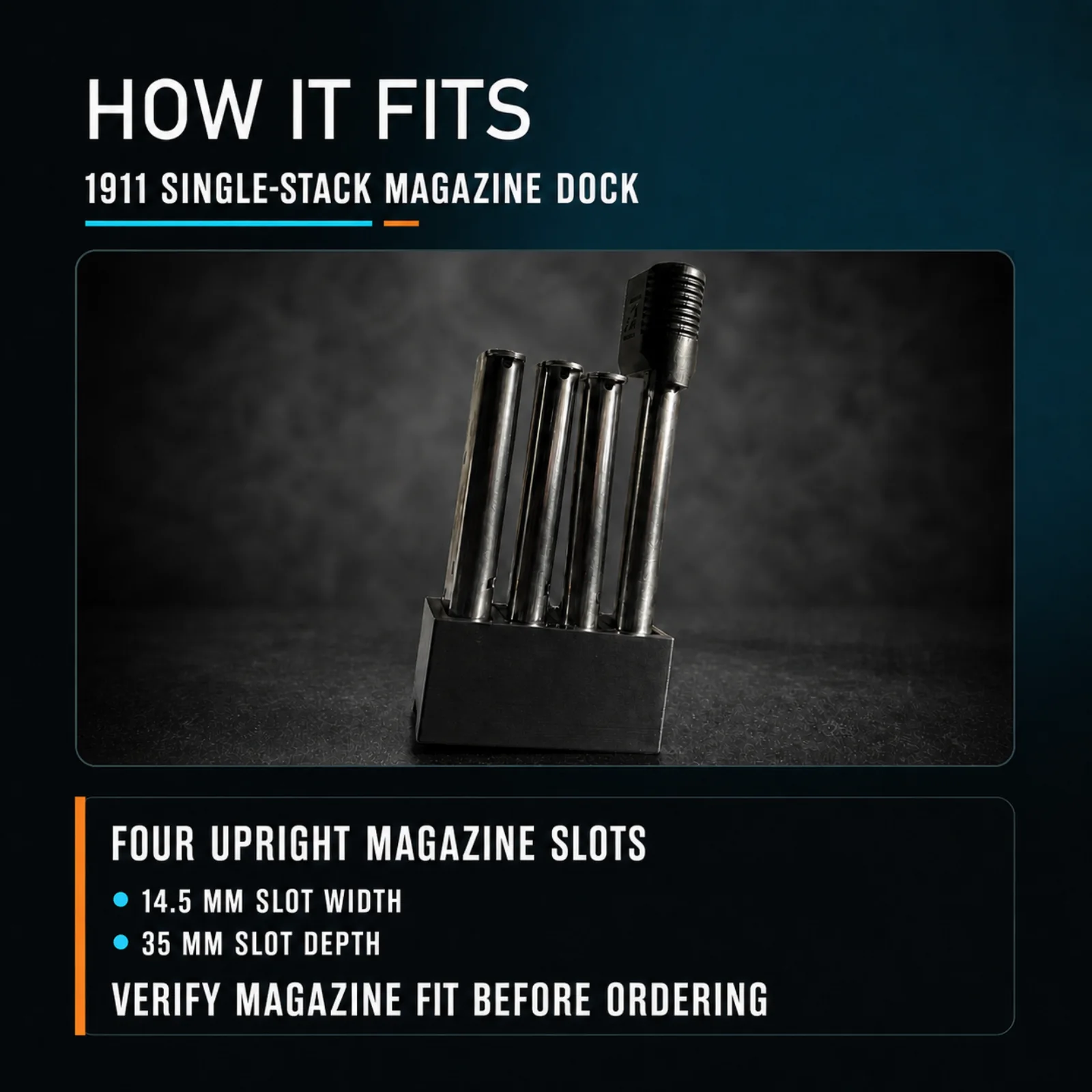 1911 Magnetic Magazine Dock