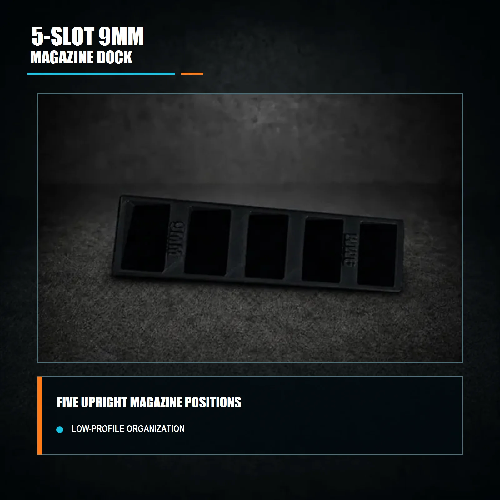 5-Slot 9mm Magazine Dock