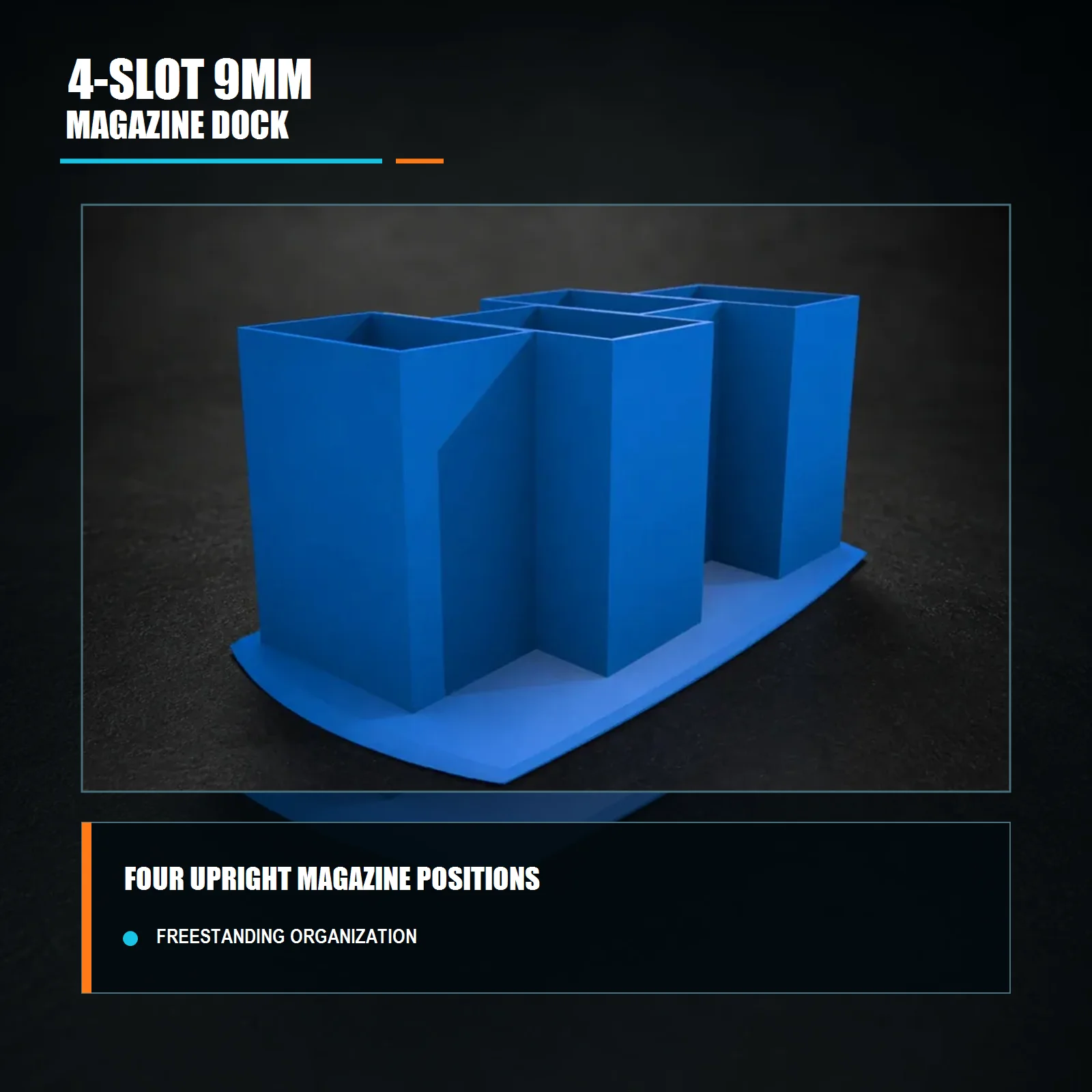 4 Slot 9mm Magazine Dock